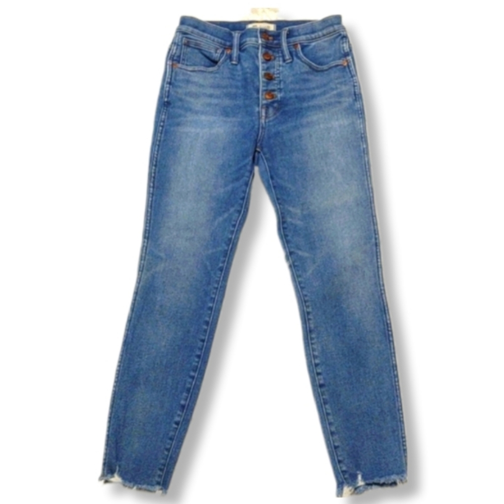 Madewell 10" High-Rise Skinny Button Fly Jeans Girl Size 27